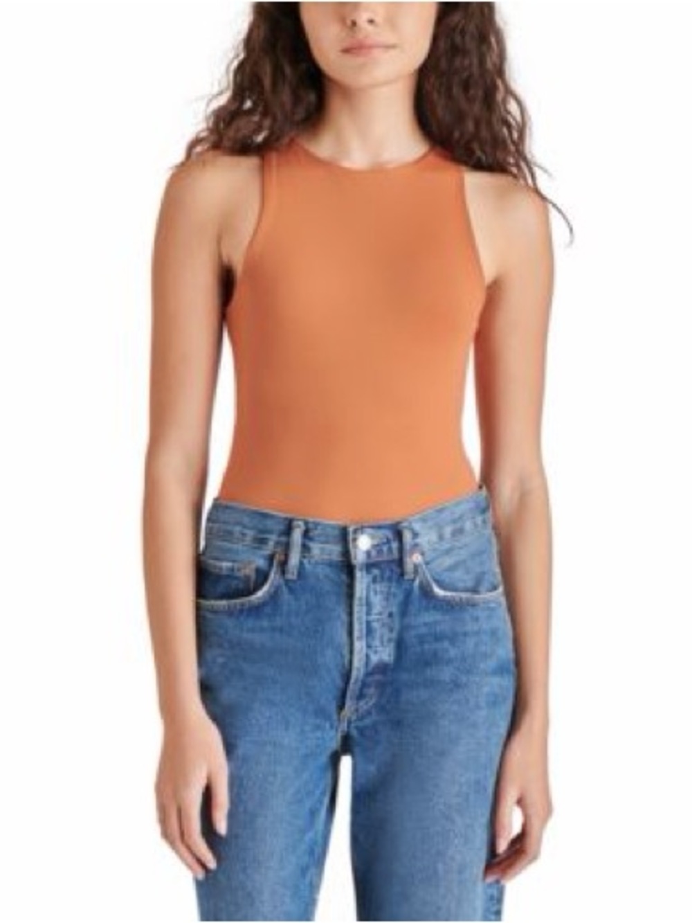 Steve Madden Sleeveless Crewneck Bodysuit